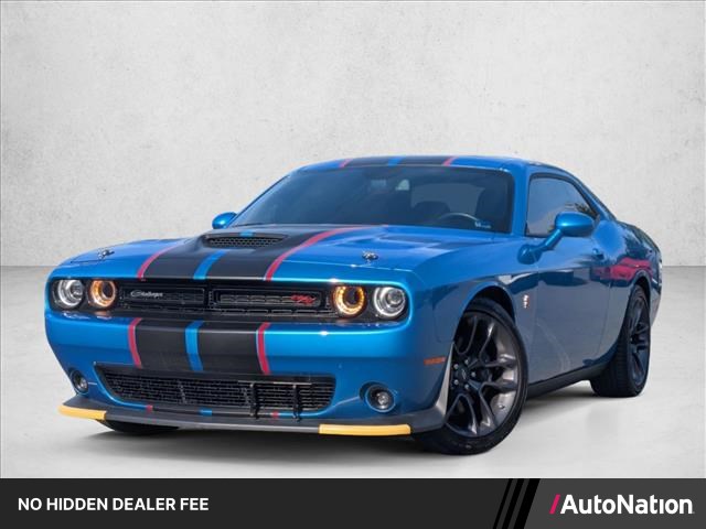 B5 Blue Pearlcoat 2023 Dodge Challenger Coupe Rear-Wheel Drive 8-Speed Automatic