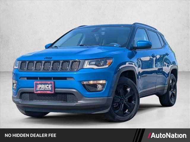 Laser Blue Pearlcoat 2019 Jeep Compass Altitude 4WD SUV / Crossover Four-Wheel Drive 9-Speed Automatic