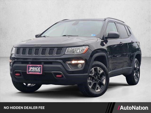 Diamond Black Crystal Pearlcoat 2017 Jeep Compass SUV / Crossover Four-Wheel Drive 9-Speed Automatic