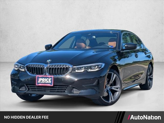 Black Sapphire Metallic 2022 BMW 3 Series Sedan All-Wheel Drive Automatic