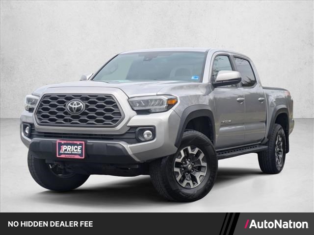 Silver Sky Metallic 2021 Toyota Tacoma TRD Off Road Double Cab 4WD Pickup Truck Four-Wheel Drive Automatic