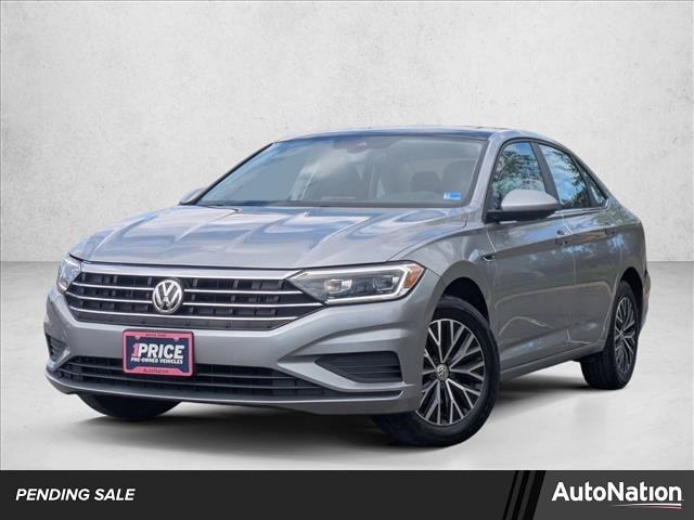 Silver/Gray 2019 Volkswagen Jetta SEL FWD Sedan Front-Wheel Drive 8-Speed Automatic