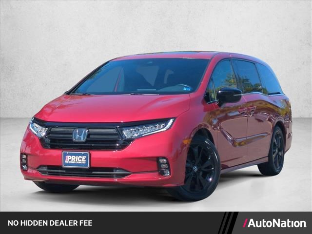 Radiant Red Metallic Ii 2023 Honda Odyssey Minivan Front-Wheel Drive Automatic