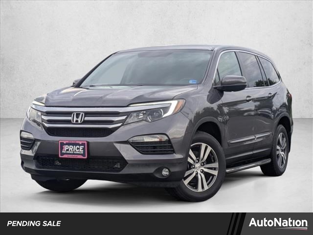 Gray (Modern Steel Metallic) 2016 Honda Pilot EX-L AWD SUV / Crossover All-Wheel Drive Automatic