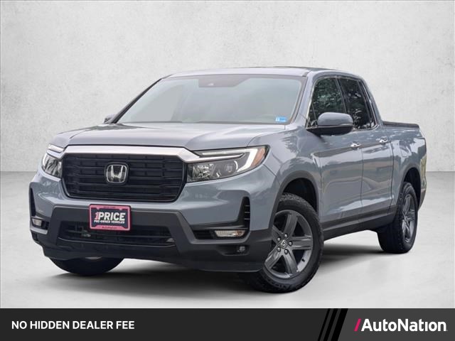 Gray 2023 Honda Ridgeline Pickup Truck All-Wheel Drive Automatic