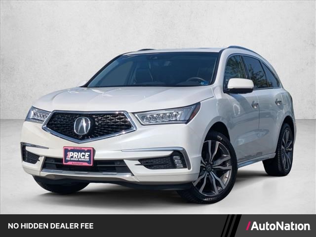 White 2020 Acura MDX SUV / Crossover All-Wheel Drive Automatic