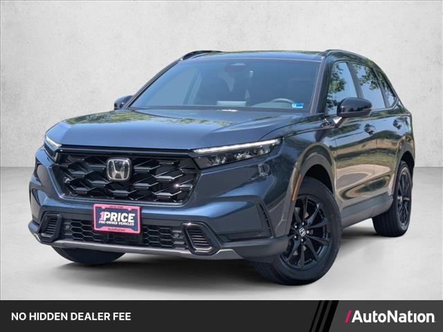 Canyon River Blue Metallic 2026 Honda CR-V Hybrid SUV / Crossover All-Wheel Drive Continuously Variable Transmission