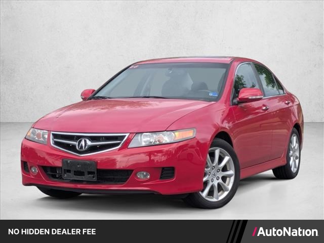 Milano Red 2008 Acura TSX Sedan FWD Sedan Front-Wheel Drive 5-Speed Automatic