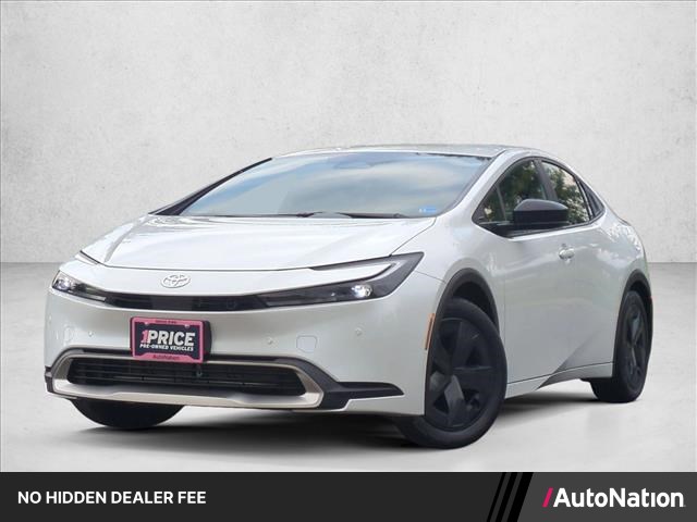 White 2026 Toyota Prius Plug-In Hybrid Hatchback Front-Wheel Drive Automatic