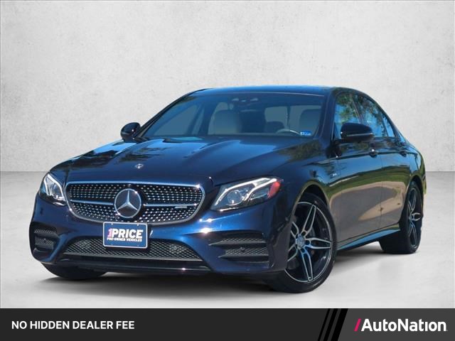 Lunar Blue Metallic 2019 Mercedes-Benz E-Class Sedan All-Wheel Drive Automatic