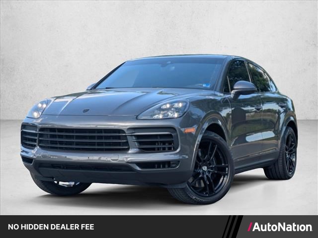 Gray (Quartzite Grey Metallic) 2021 Porsche Cayenne Coupe AWD Coupe All-Wheel Drive Automatic