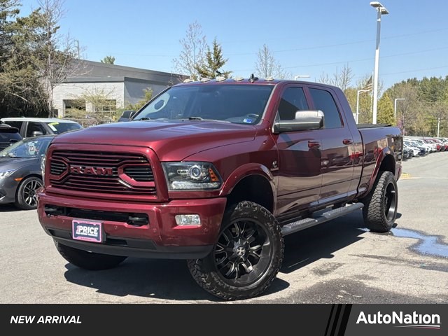 Delmonico Red Pearlcoat 2018 RAM 2500 Laramie Mega Cab 4WD Pickup Truck Four-Wheel Drive 6-Speed Automatic