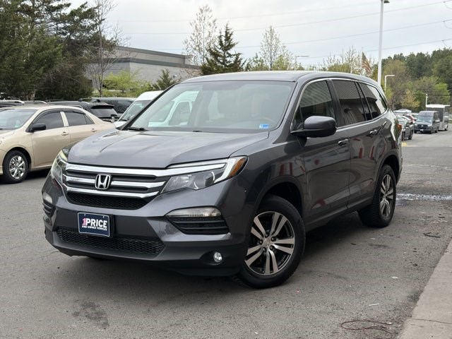 Gray (Modern Steel Metallic) 2016 Honda Pilot EX-L AWD SUV / Crossover All-Wheel Drive Automatic