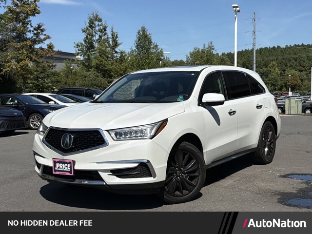 Gray (Platinum White Pea) 2020 Acura MDX SUV / Crossover All-Wheel Drive Automatic