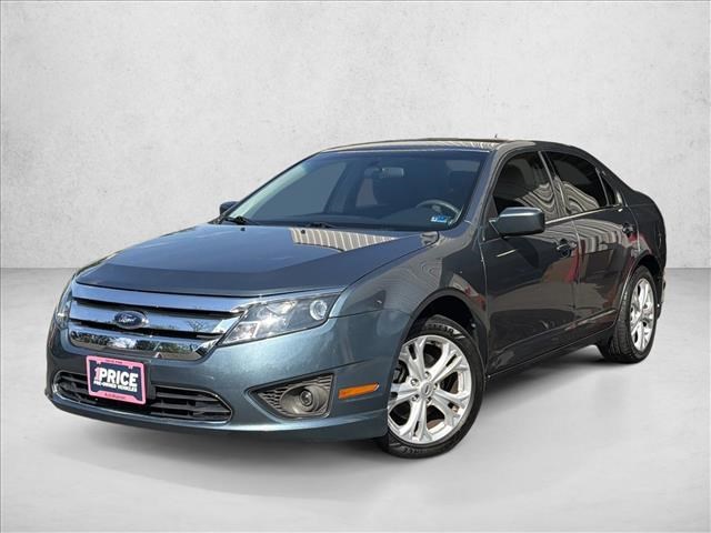 Gray (Steel Blue Metallic) 2012 Ford Fusion SE Sedan Front-Wheel Drive 6-Speed Automatic