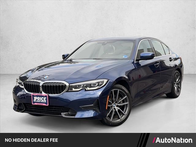 Mediterranean Blue Metallic 2020 BMW 3 Series Sedan All-Wheel Drive Automatic