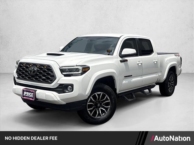 Super White 2020 Toyota Tacoma Pickup Truck Four-Wheel Drive Automatic
