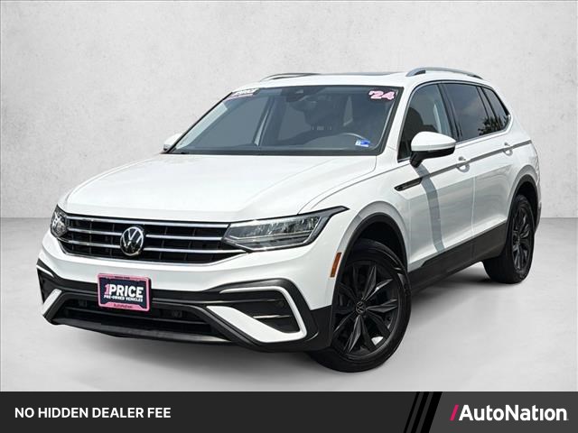 Pure White 2024 Volkswagen Tiguan SUV / Crossover All-Wheel Drive 8-Speed Automatic