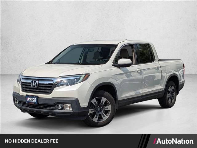 White 2017 Honda Ridgeline Pickup Truck All-Wheel Drive 6-Speed Automatic