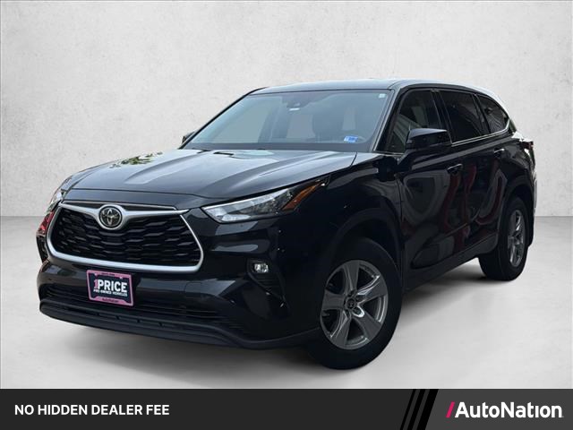 Midnight Black Metallic 2020 Toyota Highlander SUV / Crossover All-Wheel Drive Automatic
