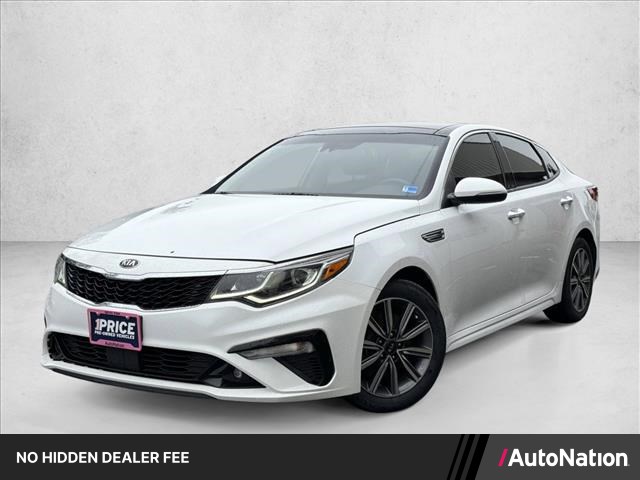 Snow White Pearl 2019 Kia Optima EX FWD Sedan Automatic