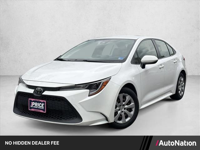 Super White 2020 Toyota Corolla Sedan Front-Wheel Drive Automatic