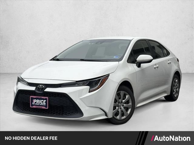 Super White 2020 Toyota Corolla Sedan Front-Wheel Drive Automatic