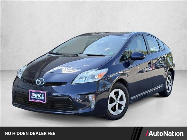 Nautical Blue Metallic 2014 Toyota Prius Hatchback Front-Wheel Drive Automatic