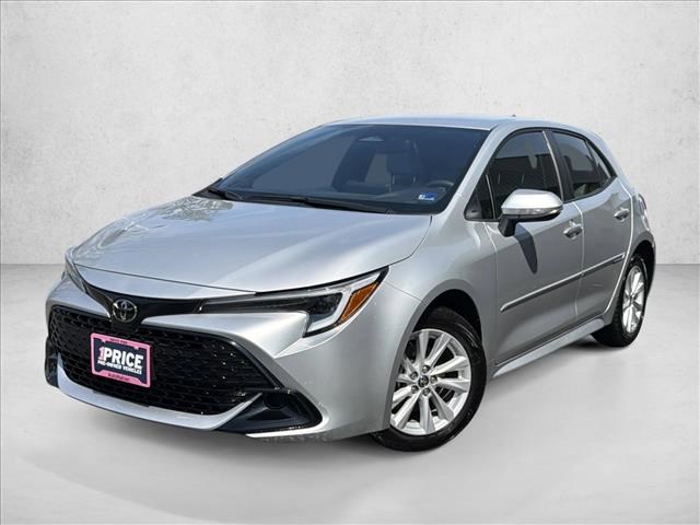 Classic Silver Metallic 2025 Toyota Corolla Hatchback SE FWD Hatchback Front-Wheel Drive Automatic