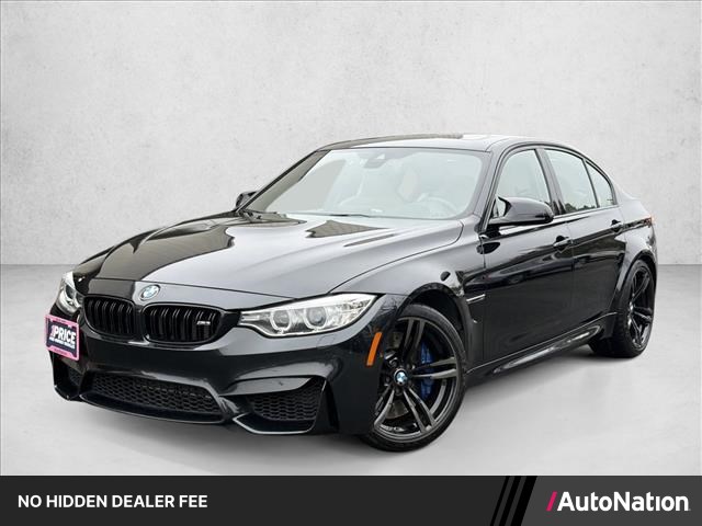 Black Sapphire Metallic 2015 BMW M3 Sedan RWD Sedan Rear-Wheel Drive Automatic
