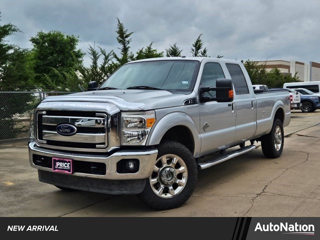 Ingot Silver Metallic 2012 Ford F-350 Super Duty Lariat Crew Cab 4WD Pickup Truck Four-Wheel Drive 6-Speed Automatic