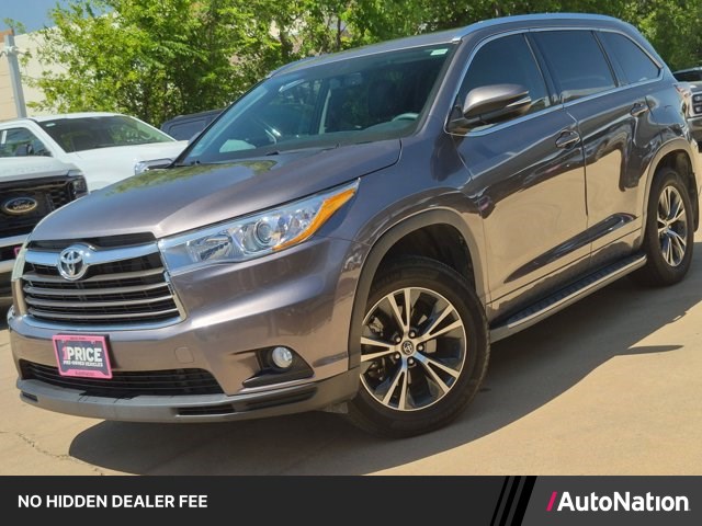 Gray 2016 Toyota Highlander SUV / Crossover Front-Wheel Drive 6-Speed Automatic