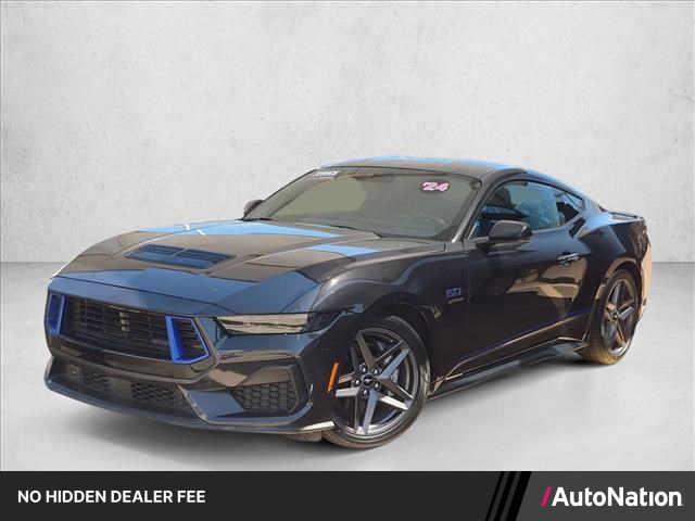 Dark Matter Gray Metallic 2024 Ford Mustang Coupe Rear-Wheel Drive 6-Speed Manual