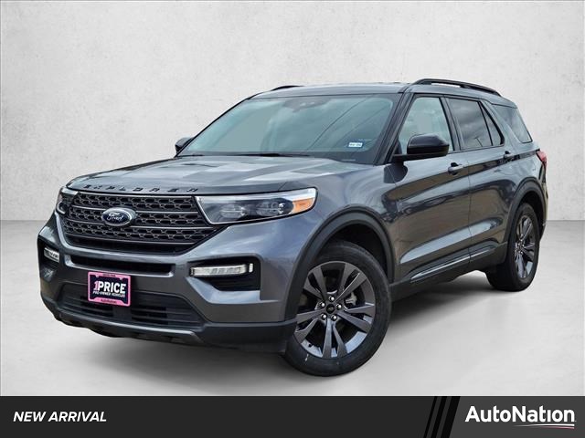 Carbonized Gray Metallic 2022 Ford Explorer XLT RWD SUV / Crossover Rear-Wheel Drive Automatic