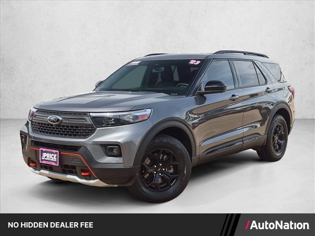 Carbonized Gray Metallic 2023 Ford Explorer SUV / Crossover All-Wheel Drive Automatic