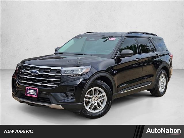 Agate Black Metallic 2025 Ford Explorer Active RWD SUV / Crossover Rear-Wheel Drive Automatic