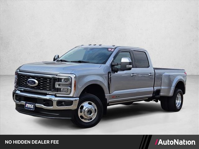 Iconic Silver Metallic 2023 Ford F-350 Super Duty Pickup Truck Four-Wheel Drive Automatic
