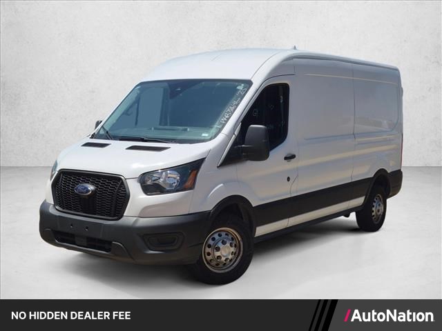 Oxford White 2023 Ford Transit Cargo Van All-Wheel Drive Automatic
