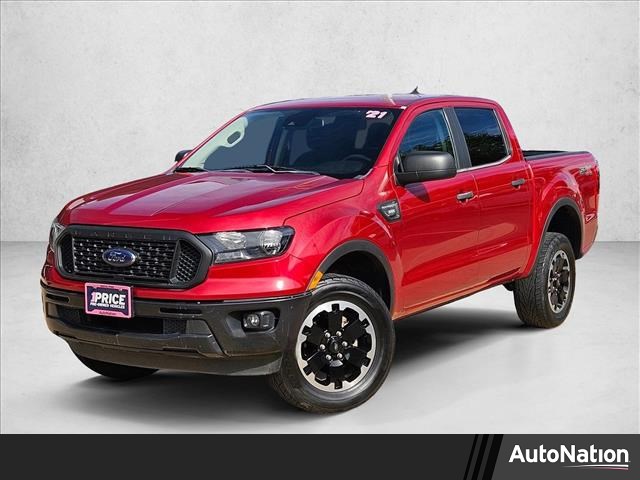 Rapid Red Metallic Tinted Clearcoat 2021 Ford Ranger XL SuperCrew RWD Pickup Truck 4X2 Automatic