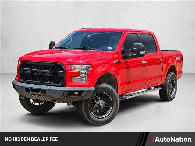 Race Red 2017 Ford F-150 XLT SuperCrew 4WD Pickup Truck Four-Wheel Drive 6-Speed Automatic