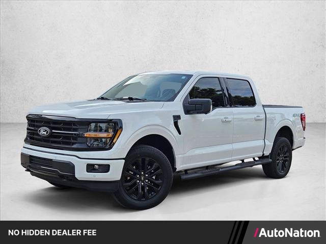 Oxford White 2024 Ford F-150 XLT SuperCrew 4WD Pickup Truck Four-Wheel Drive Automatic