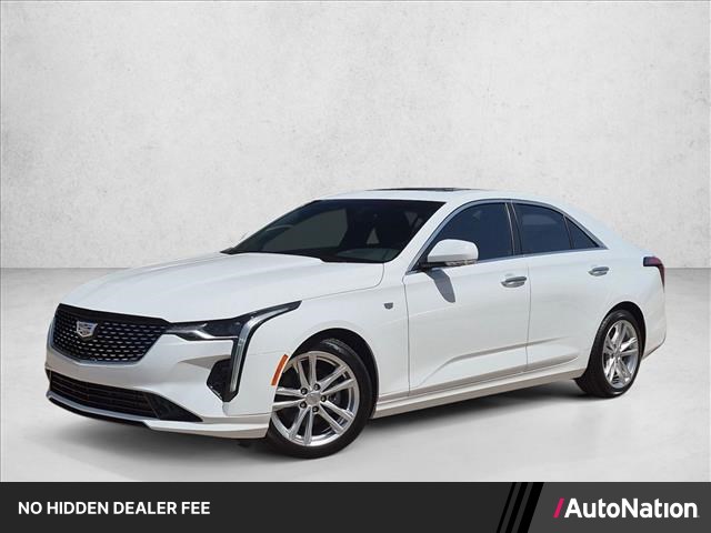 Summit White 2026 Cadillac CT4 Sedan Rear-Wheel Drive 8-Speed Automatic