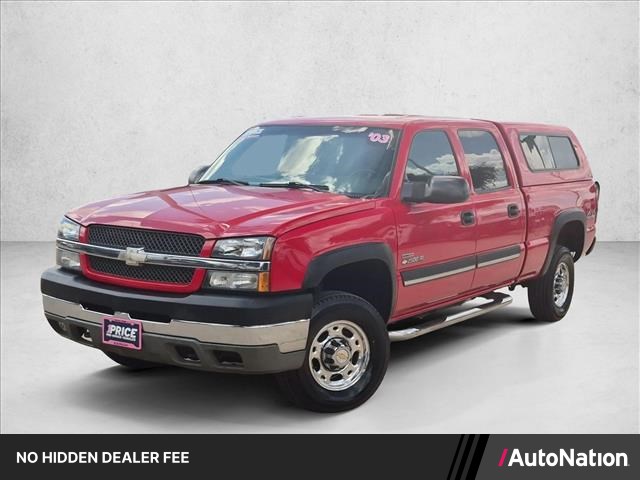 Victory Red 2003 Chevrolet Silverado 2500HD Pickup Truck Four-Wheel Drive 5-Speed Automatic