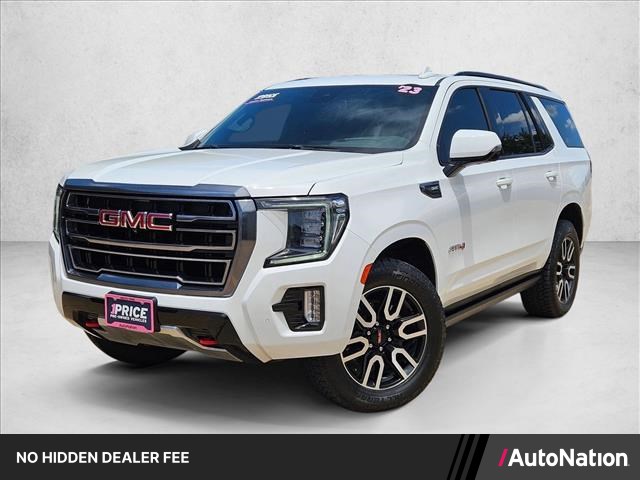 Summit White 2023 GMC Yukon AT4 4WD SUV / Crossover Four-Wheel Drive Automatic