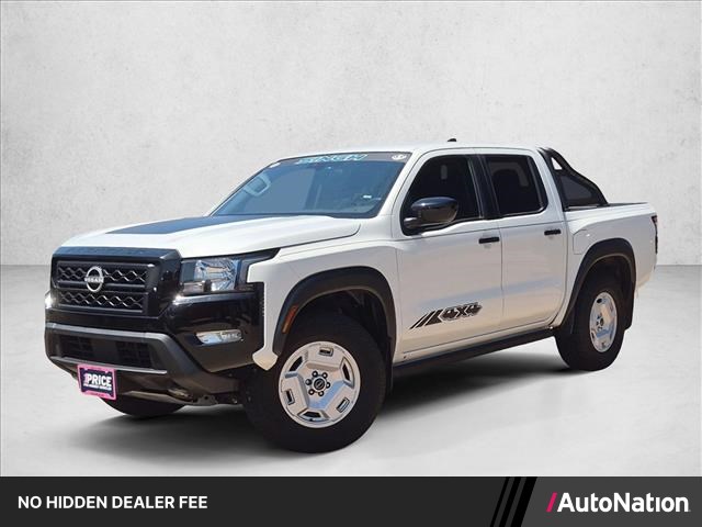 Glacier White 2024 Nissan Frontier Pickup Truck Four-Wheel Drive Automatic
