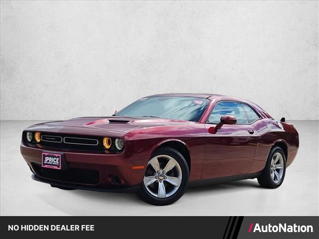 Octane Red Pearlcoat 2018 Dodge Challenger SXT RWD Coupe Rear-Wheel Drive 8-Speed Automatic