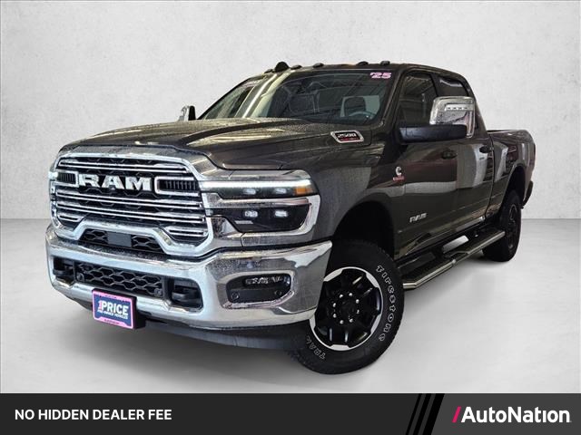 Gray (Granite Crystal Metallic Clearcoat) 2025 RAM 2500 Laramie Crew Cab 4WD Pickup Truck Four-Wheel Drive 8-Speed Automatic