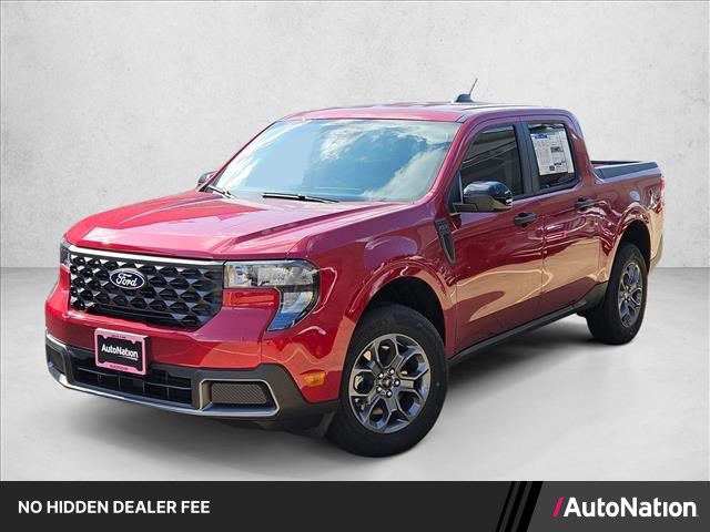 Ruby Red Metallic Tinted Clearcoat 2026 Ford Maverick Pickup Truck Front-Wheel Drive Continuously Variable Transmission