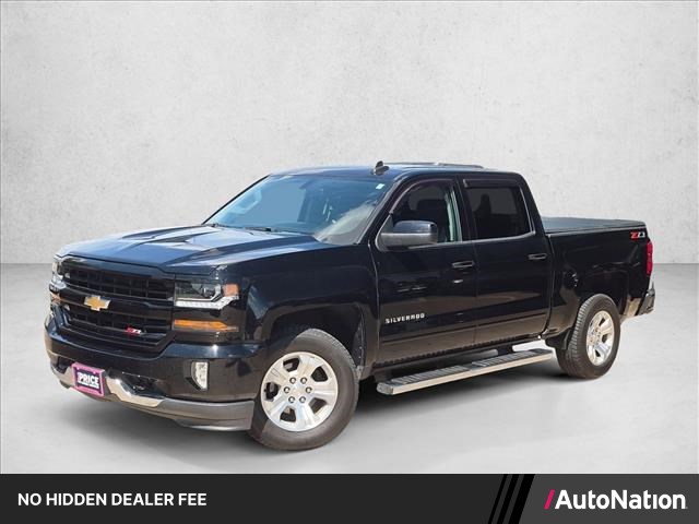 Black 2018 Chevrolet Silverado 1500 Pickup Truck Four-Wheel Drive 6-Speed Automatic