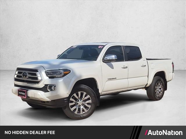 White (Wind Chill Pearl) 2021 Toyota Tacoma Pickup Truck Four-Wheel Drive Automatic